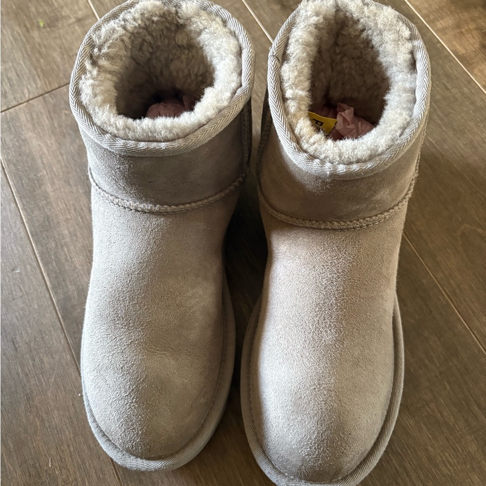 UGG Women's Mini Boots in Light Gray